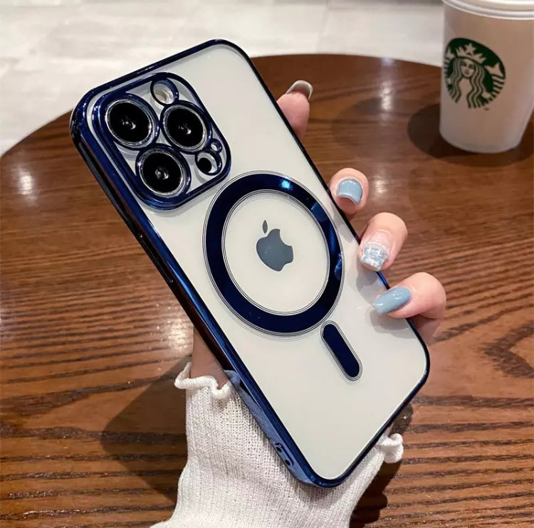 Premium Softshell Plating Straight Edges Coloured MagSafe Phone Case- for Apple iPhone 14 Series - Super Savings Technologies Co.,LTD Premium Softshell Plating Straight Edges Coloured MagSafe Phone Case- for Apple iPhone 14 Series - Super Savings Technologies Co.,LTD